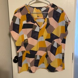 Geometric blouse